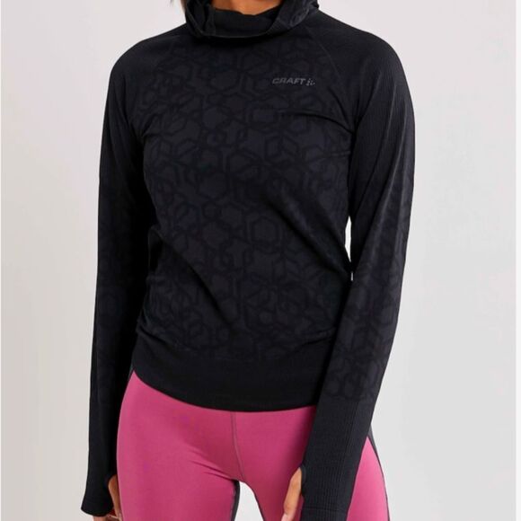 Charge Fuseknit LS Hood Tee W - Picture 3 of 14